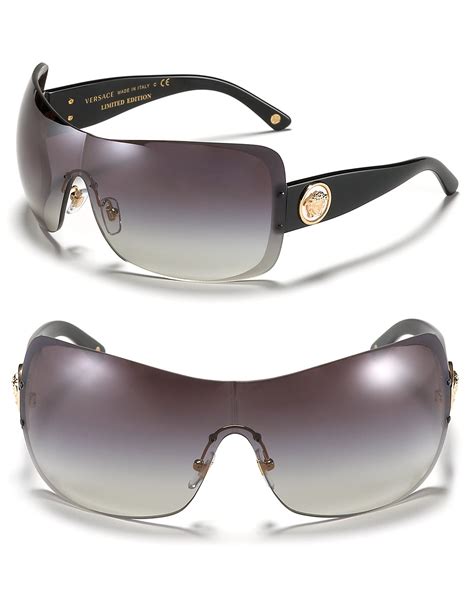 Versace Shield Sunglasses .